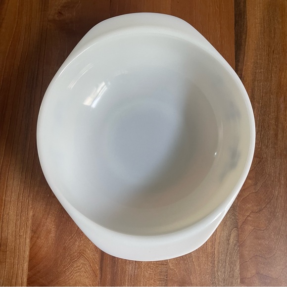 Vintage Pyrex 024 2QT Golden Branch Round Casserole Dish w Handles Retro MCM - Picture 3 of 9